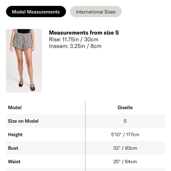 Sold out Posse Aurelia short in gingham black/cream - Picture 6 of 8